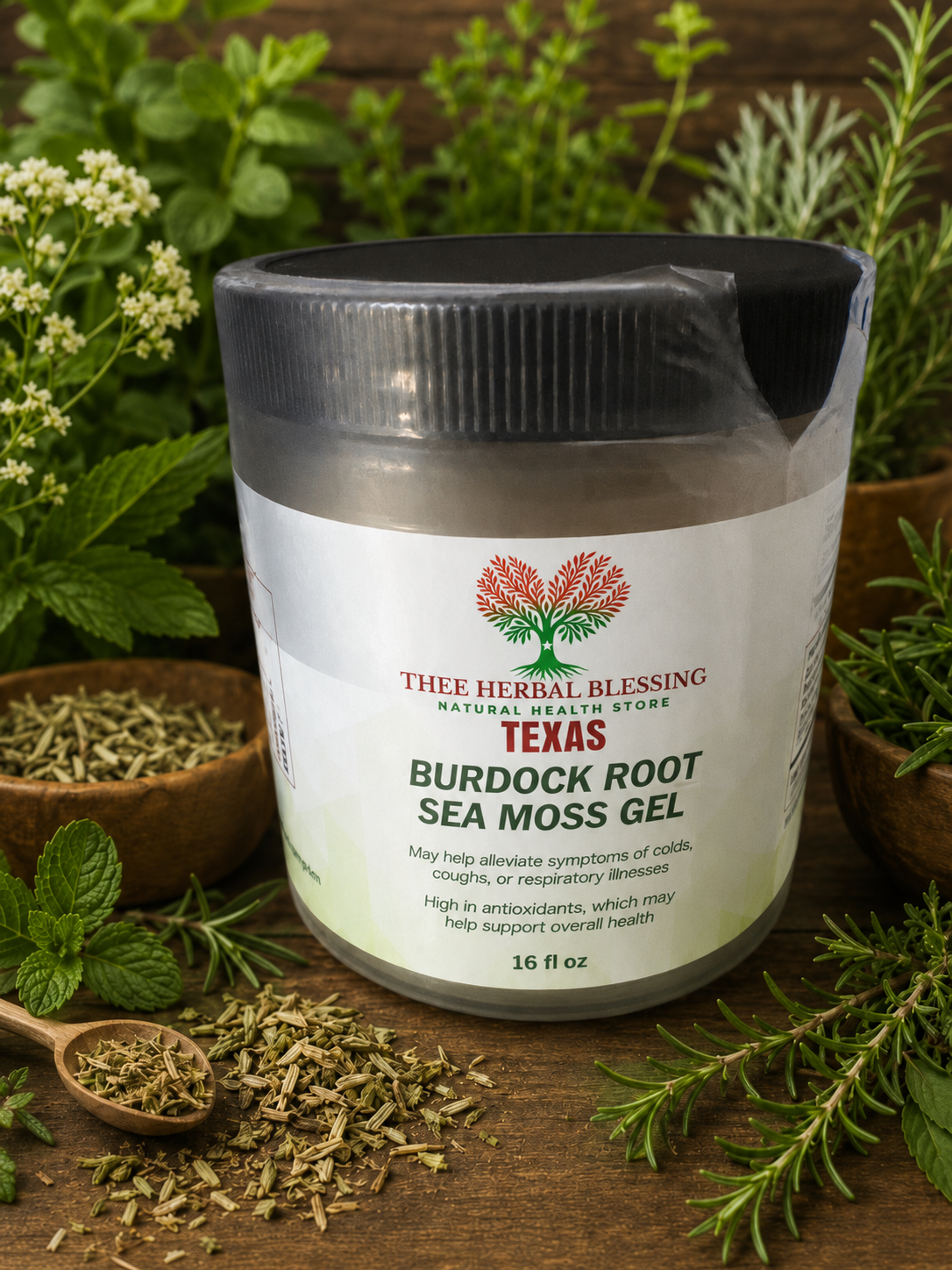 Burdock Root Seamoss 8 oz