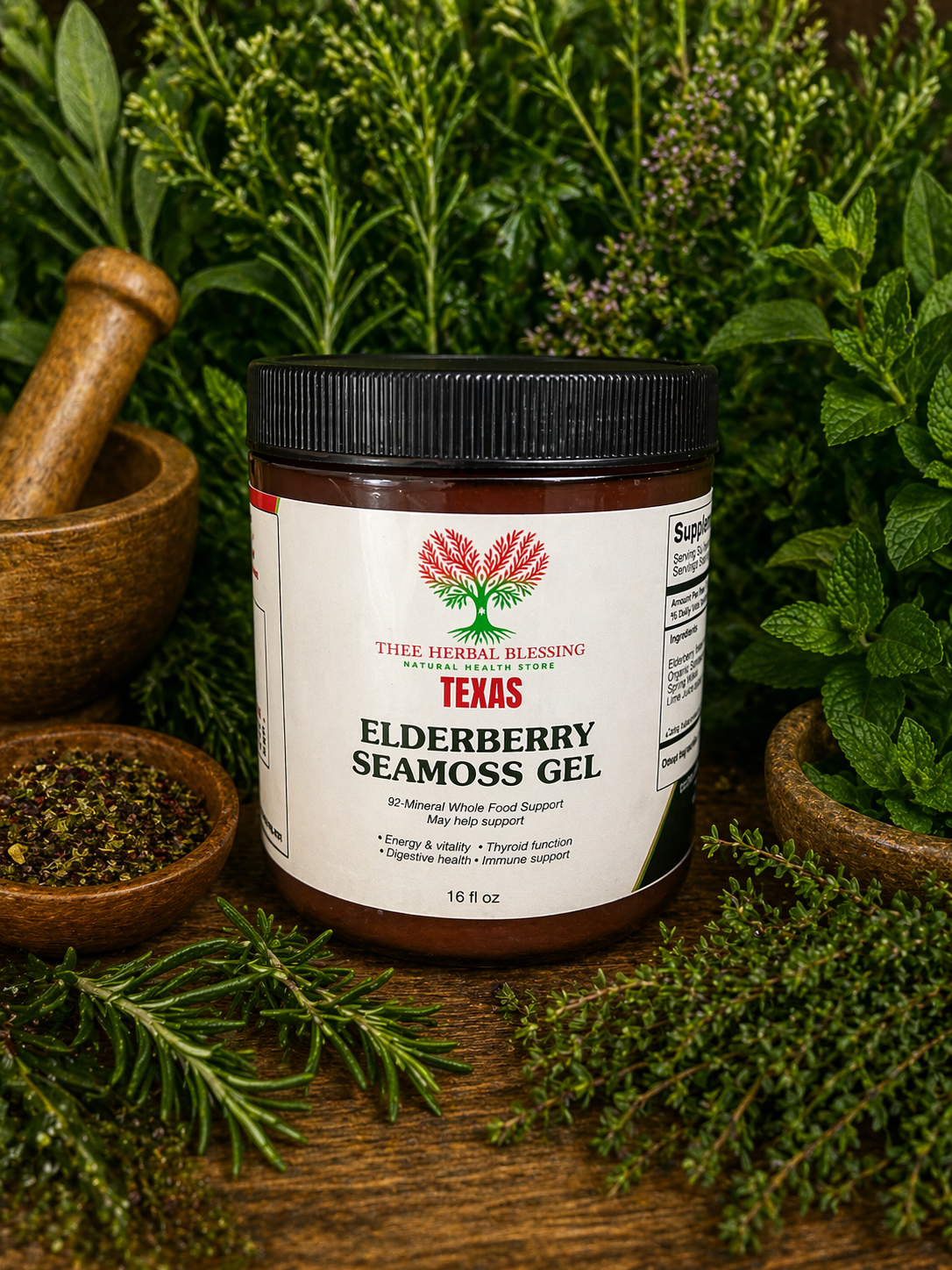 Elderberry Seamoss 8 oz